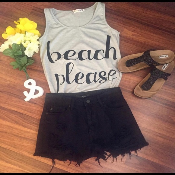 🖤 Kancan 🖤cute black destroyed denim shorts - Picture 4 of 6